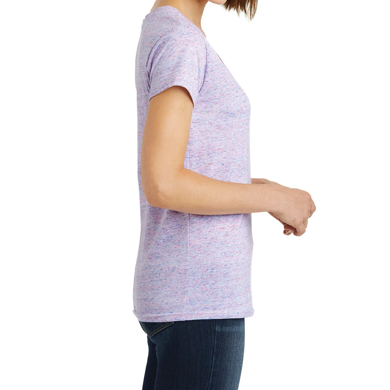 Womens Cosmic Relaxed V-Neck Tee