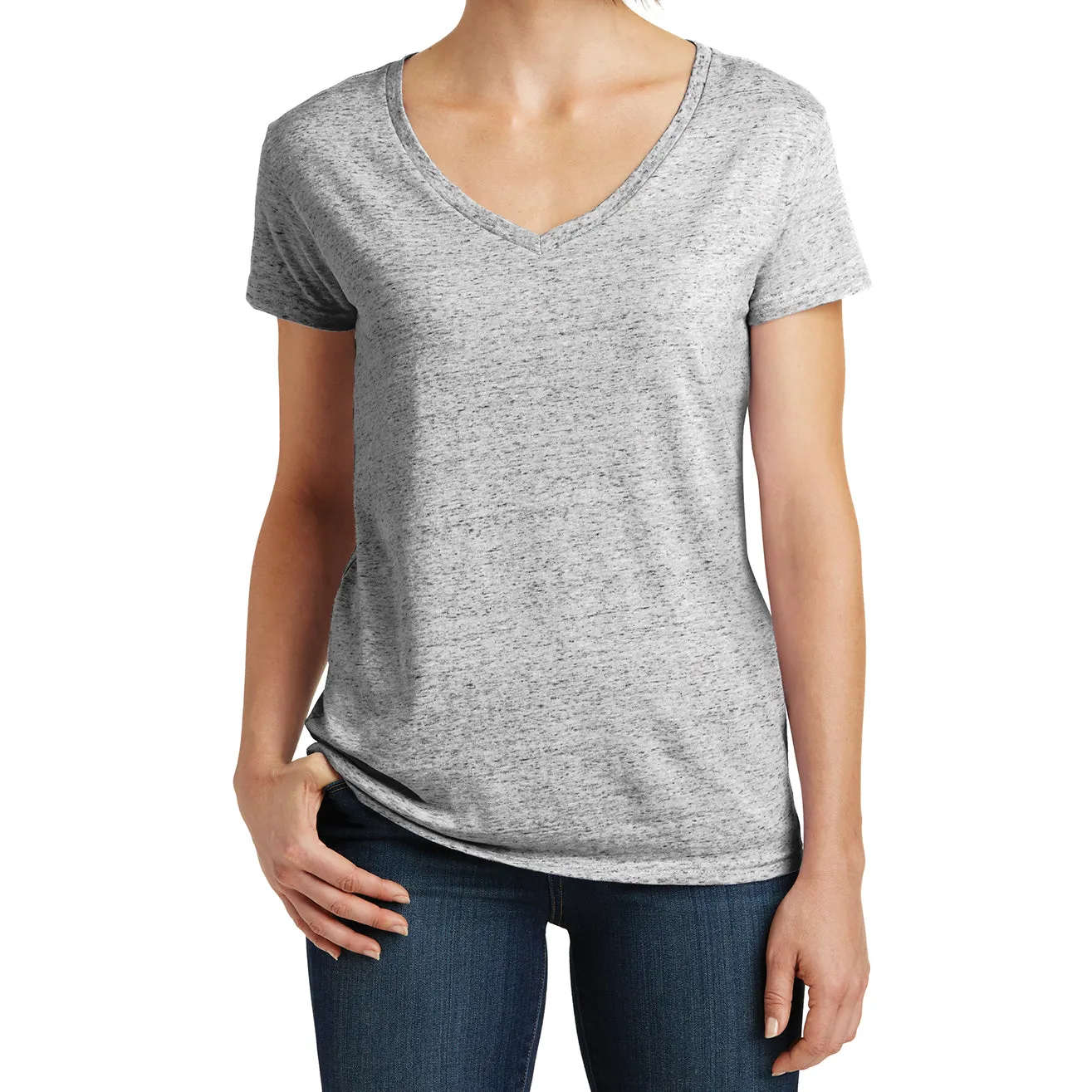 Womens Cosmic Relaxed V-Neck Tee