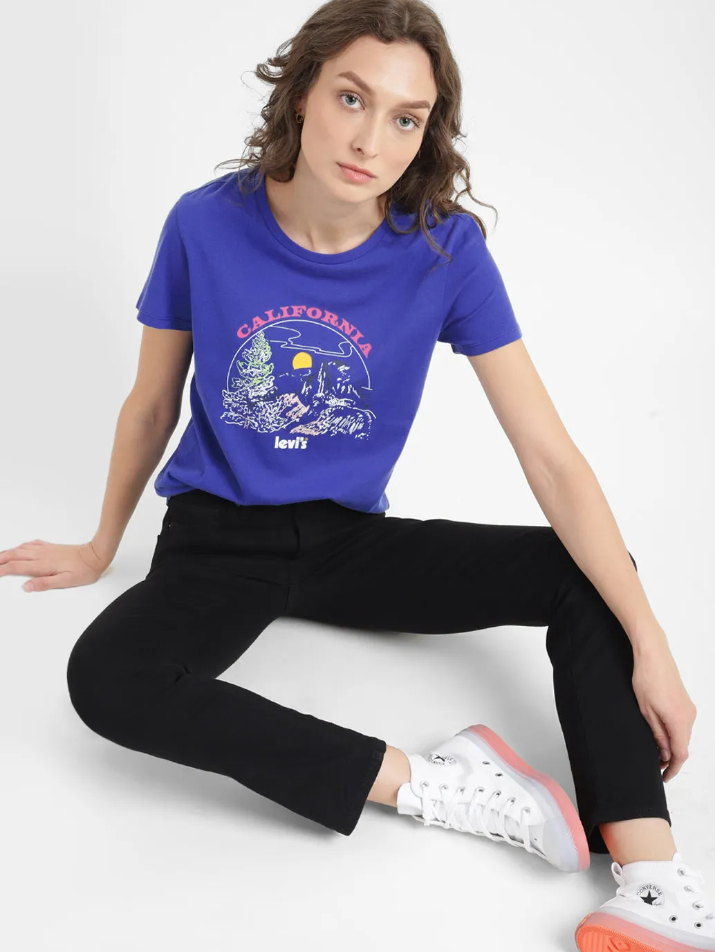 Women's Graphic Crew Neck  T-shirt