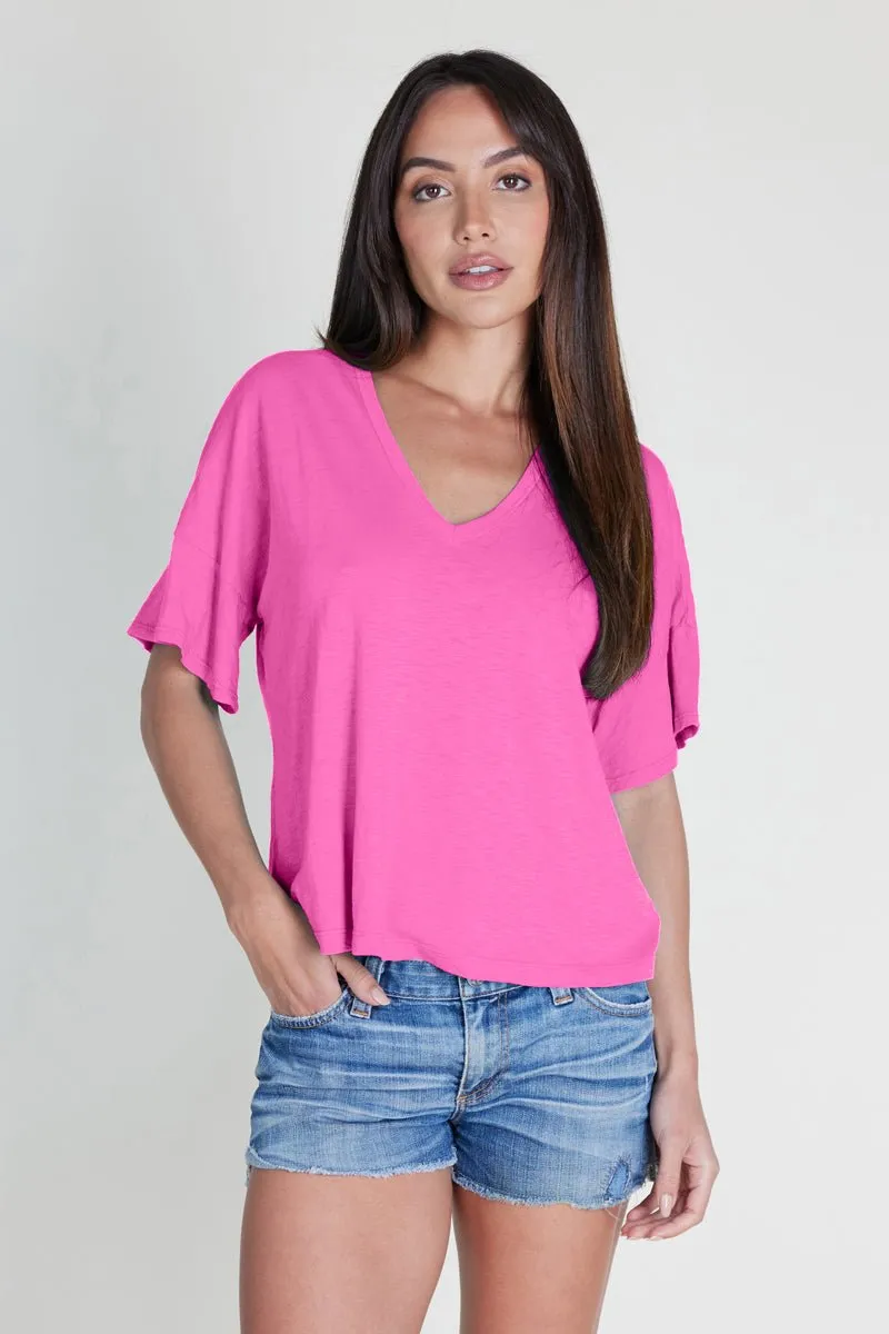 ZETA V NECK TEE